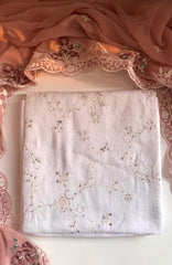 Jacard By AB Textile Unstitched Self Jacquard Lawn 3 Piece - ABJACEL-02- Summer Collection