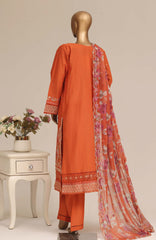 Luxury Embroidered by Sadabhar Stitched Embroidered 3 Piece Suit - SDBSBLEL-03- Festive Collection
