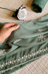 Meerub Exclusive V3 By AB Textiles Unstitched Embroidered Chiffion Chiffon 3 Piece - ABMRBEV3-03 Fomal Collection