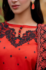 Samia Eid Pret Vol-1 by AB Textiles Ready To wear Lawn Embroidered 3 Piece Suit -ABSEPV1-03- Summer Collection