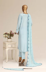 Luxury Embroidered by Sadabhar Stitched Embroidered 3 Piece Suit - SDBSBLEL-04- Festive Collection
