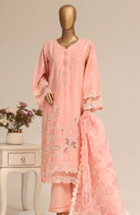 Luxury Embroidered by Sadabhar Stitched Embroidered 3 Piece Suit - SDBSBLEL-05- Festive Collection