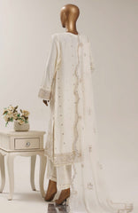 Luxury Embroidered by Sadabhar Stitched Embroidered 3 Piece Suit - SDBSBLEL-07- Festive Collection