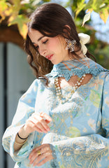 Lifestyle By Rang Rasiya Unstitched Lawn Printed 3 Piece Suit  - RRLSPL -Gardenia - Summer Collection