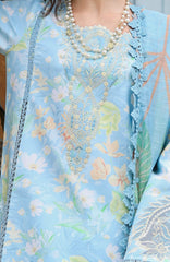 Lifestyle By Rang Rasiya Unstitched Lawn Printed 3 Piece Suit  - RRLSPL -Gardenia - Summer Collection