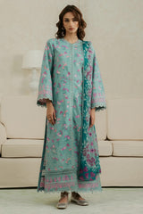 Amore By Ayzel Unstitched Lawn Embroidered 3 Piece - AZAMR25L07 - Gleam- Summer Collection