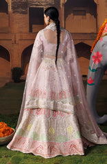 Shehnai by Afrozeh Unstitched Hand work Organza 3 Piece Suit- AFRSHNF -05-GUL-E-ROSHAN Wedding Collection