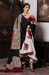 The Doll House By Hussain Rehar Unstitched Korean Silk Embroidered  3 Piece Suit -HRDLHF02-Gulnar-  Festive Collection
