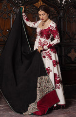 The Doll House By Hussain Rehar Unstitched Korean Silk Embroidered  3 Piece Suit -HRDLHF02-Gulnar-  Festive Collection