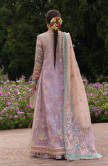The Doll House By Hussain Rehar Unstitched Korean Silk Embroidered  3 Piece Suit -HRDLHF10-GulRang-  Festive Collection