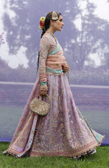 The Doll House By Hussain Rehar Unstitched Korean Silk Embroidered  3 Piece Suit -HRDLHF10-GulRang-  Festive Collection