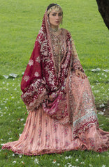 The Doll House By Hussain Rehar Unstitched Korean Silk Embroidered  3 Piece Suit -HRDLHF08-Gul Rukh-  Festive Collection