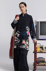 Coco Prints Vol-4 By Zara Shahjahan Unstitched Lawn Printed 3 Piece Suit - CCZSV4LP-2A- HANA- Summer Collection