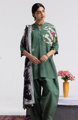 Coco Prints Vol-4 By Zara Shahjahan Unstitched Lawn Printed 3 Piece Suit - CCZSV4LP-2B- HANA- Summer Collection