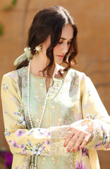 Lifestyle By Rang Rasiya Unstitched Lawn Printed 3 Piece Suit  - RRLSPL -Hazel - Summer Collection