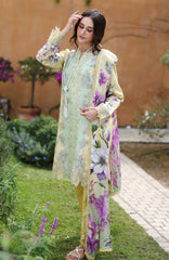 Lifestyle By Rang Rasiya Unstitched Lawn Printed 3 Piece Suit  - RRLSPL -Hazel - Summer Collection