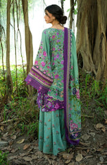 Wilderness by Elaf Unstitched Embroidered Pashmina Shawl  3 Piece Suit ELFWLDW- 6A- HEATHER- Winter Collection