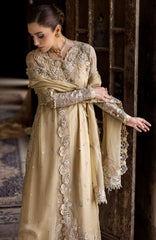 CHIFFON'25 By Qalamkar Unstitched Embroidered Suit 3 Piece -QLMCH25F07- Heela- Festive Collection