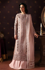 La Fuschia By Afrozeh Unstitched Embroidred Organza 3 Piece Suit  - AFRLAF - Hermit - Formal Collection