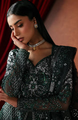 La Fuschia By Afrozeh Unstitched Embroidred Organza 3 Piece Suit  - AFRLAF - Hierophant - Formal Collection