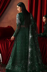 La Fuschia By Afrozeh Unstitched Embroidred Organza 3 Piece Suit  - AFRLAF - Hierophant - Formal Collection