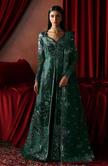 La Fuschia By Afrozeh Unstitched Embroidred Organza 3 Piece Suit  - AFRLAF - Hierophant - Formal Collection