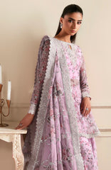 Siraya by Zarif Unstitched Embroidered Chiffon 3 Piece Suit - ZRFSRYF-09-HINAA- Wedding Collection