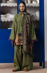 Coco Prints Vol-4 By Zara Shahjahan Unstitched Lawn Printed 3 Piece Suit - CCZSV4LP-8A- IRIS- Summer Collection
