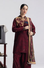 Coco Prints Vol-4 By Zara Shahjahan Unstitched Lawn Printed 3 Piece Suit - CCZSV4LP-8B- IRIS- Summer Collection