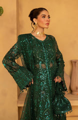 Regalia Formals By EmaanAdeel Unstitched Embroidered 3 Piece Suit - EARG25IN- IVYEN- Formal Collection