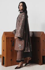 Karandi AW Edit 1 by Jugnu Lahore Unstitched Embroidered Karandi 3 Piece Suit - JUGKRDW-Jabah - Winter Collection