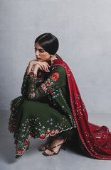 Karandi AW Edit 1 by Jugnu Lahore Unstitched Embroidered Karandi 3 Piece Suit - JUGKRDW-Jita - Winter Collection