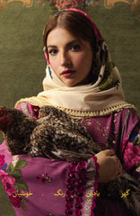 Coco Prints Vol-4 By Zara Shahjahan Unstitched Lawn Printed 3 Piece Suit - CCZSV4LP-9A- KATYA- Summer Collection