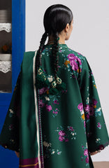 Coco Prints Vol-4 By Zara Shahjahan Unstitched Lawn Printed 3 Piece Suit - CCZSV4LP-9B- KATYA- Summer Collection