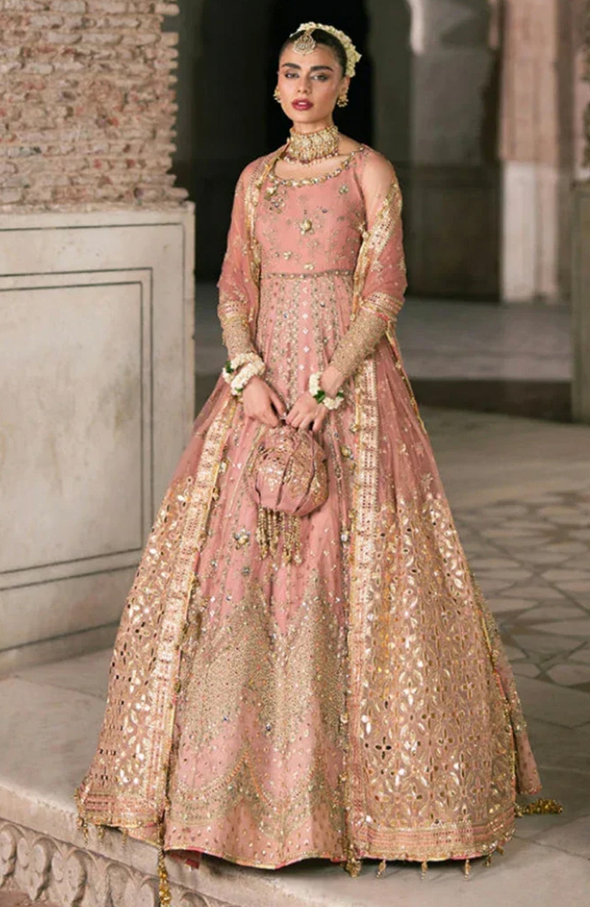 Zarlish Unstitched Festive25' by Mohsin Naveed Ranjha Unstitched Embroidered 3 Piece - MNRZR25F2- Khushboo- Wedding Collection