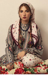 Coco Prints Vol-4 By Zara Shahjahan Unstitched Lawn Printed 3 Piece Suit - CCZSV4LP-10A- LEELA- Summer Collection