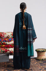 Coco Prints Vol-4 By Zara Shahjahan Unstitched Lawn Printed 3 Piece Suit - CCZSV4LP-10B- LEELA- Summer Collection