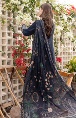 Carnation Luxury Festive Edit By Rangrasiya Unstitched Lawn Embroidered 3 Piece -RRCRE25L12- Liaro - Summer Collection