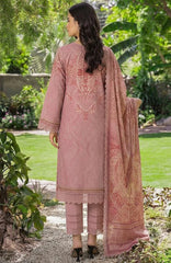 Printed LinenVol-1 By Mausummery Unstitched Linen 3 Piece - MUSV1LN-08- Lily Beige- Winter Collection