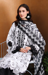 Lifestyle By Rang Rasiya Unstitched Lawn Printed 3 Piece Suit  - RRLSPL -Luna - Summer Collection
