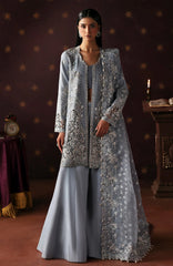 La Fuschia By Afrozeh Unstitched Embroidred Organza 3 Piece Suit  - AFRLAF - Magician  - Formal Collection
