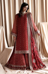 Siraya by Zarif Unstitched Embroidered Chiffon 3 Piece Suit - ZRFSRYF-04-MAHEEN- Wedding Collection