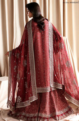 Siraya by Zarif Unstitched Embroidered Chiffon 3 Piece Suit - ZRFSRYF-04-MAHEEN- Wedding Collection