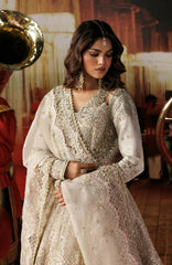 Shehnai by Afrozeh Unstitched Hand work Organza 3 Piece Suit- AFRSHNF -02-MANNAT - Wedding Collection