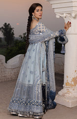 The Doll House By Hussain Rehar Unstitched Korean Silk Embroidered  3 Piece Suit -HRDLHF11-Mehtab-  Festive Collection