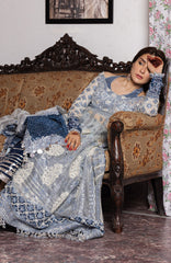 The Doll House By Hussain Rehar Unstitched Korean Silk Embroidered  3 Piece Suit -HRDLHF11-Mehtab-  Festive Collection