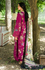 Wilderness by Elaf Unstitched Embroidered Pashmina Shawl  3 Piece Suit ELFWLDW- 7B- MULBERRY- Winter Collection