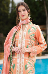 Lifestyle By Rang Rasiya Unstitched Lawn Printed 3 Piece Suit  - RRLSPL -Mellow - Summer Collection