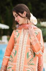Lifestyle By Rang Rasiya Unstitched Lawn Printed 3 Piece Suit  - RRLSPL -Mellow - Summer Collection