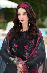 Lifestyle By Rang Rasiya Unstitched Lawn Printed 3 Piece Suit  - RRLSPL -Midnight- Summer Collection